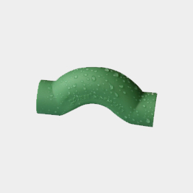 龍財(cái)管道 過橋彎（短）（冷熱給水）